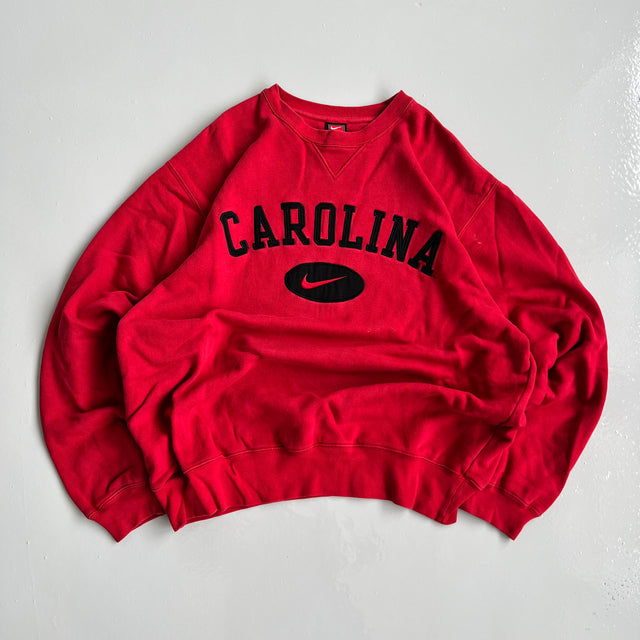 NIKE 90'S CENTER-SWOOSH CAROLINA SWEATSHIRT - XL