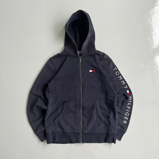 TOMMY HILFIGER ZIP-UP HOODIE - MEDIUM