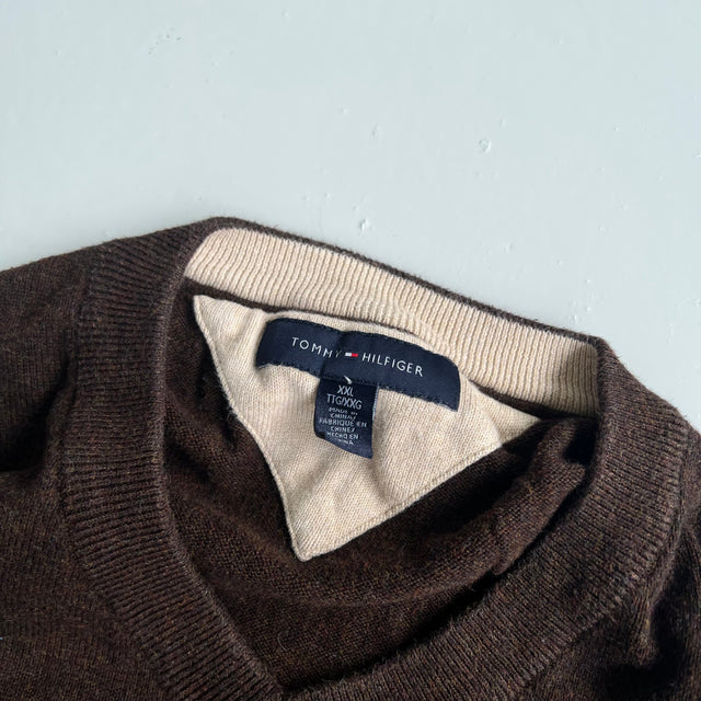 TOMMY HILFIGER BROWN KNIT - XL/XXL