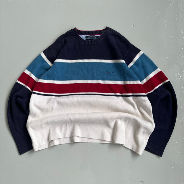 TOMMY HILFIGER SPELLOUT KNIT - LARGE