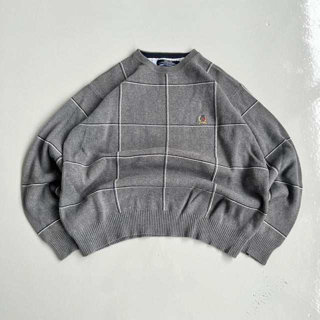 TOMMY HILFIGER CRESTED KNIT - LARGE