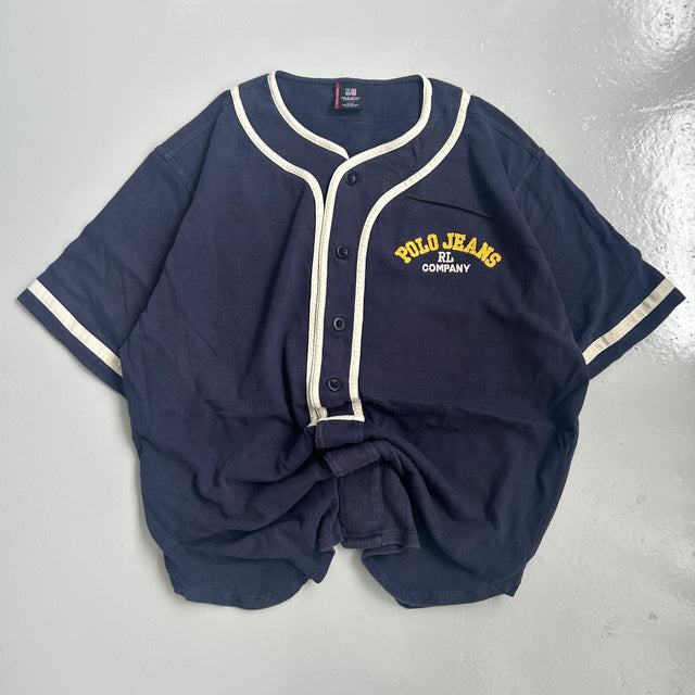 POLO RALPH LAUREN JEANS BASEBALL JERSEY - LARGE