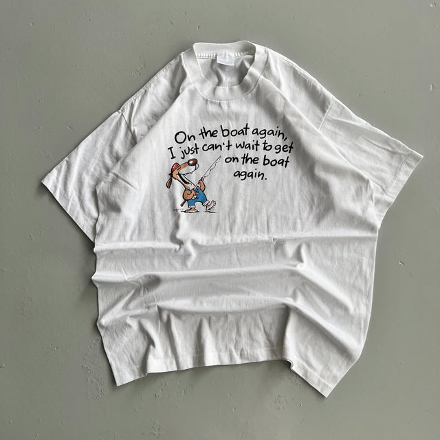 90'S SINGLE STITCHED STATEMENT TEE - LARGE