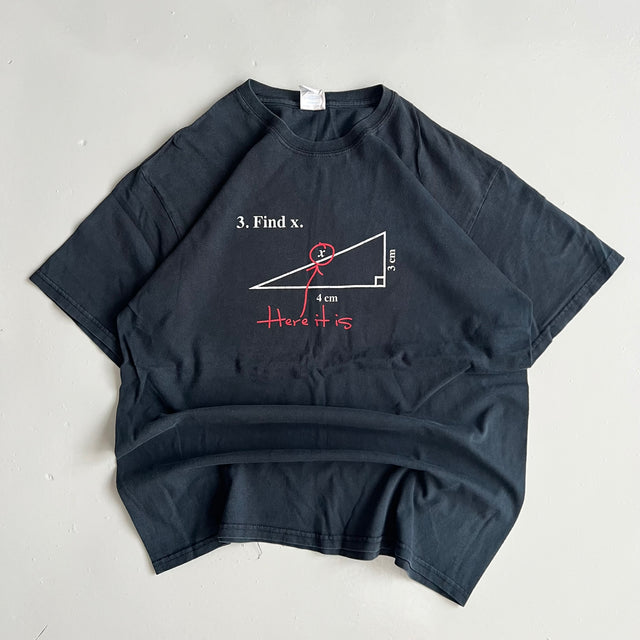 'FIND X' GRAPHIC TEE - LARGE