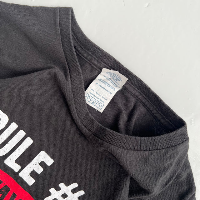 'RULE #1' STATEMENT TEE - MEDIUM/LARGE