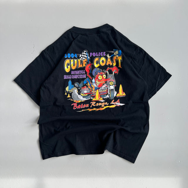 GULF COAST POLICE TEE - LARGE