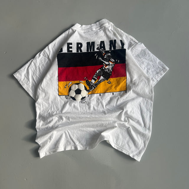 GERMANY SINGLE STITCHED FOOTBALL TEE - LARGE