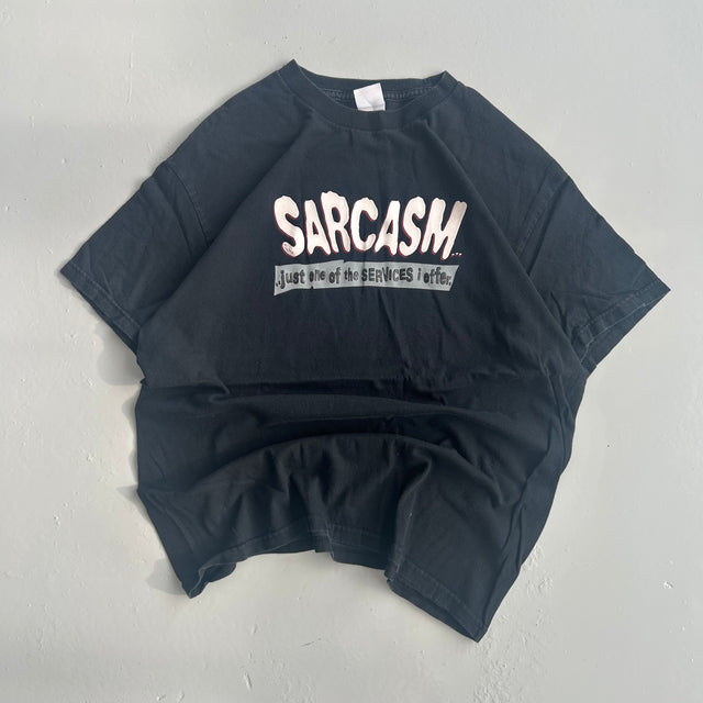 SARCASM STATEMENT TEE - LARGE