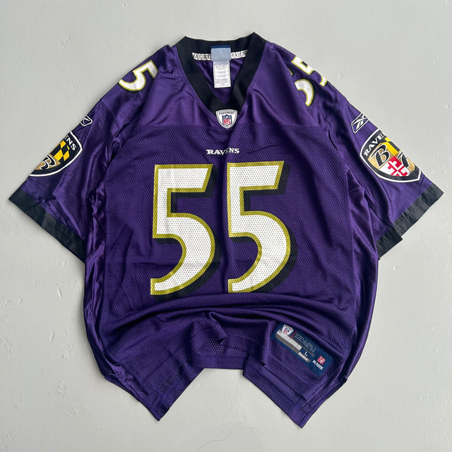 REEBOK NFL RAVENS JERSEY - LARGE